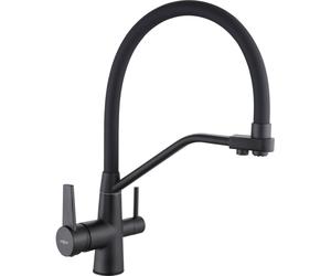 Mexen Duo robinet de cuisine, noir - 671701-70 2161 5907709193376