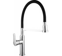 Mexen Edna robinet de cuisine, chrome/noir - 672900-00 4222 5907709174375