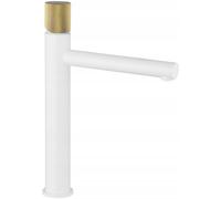 Mexen Elba One robinet de lavabo haut, blanc/doré - 74111-25 4582 5907709109902