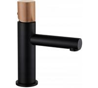 Mexen Elba One robinet de lavabo, noir/rose doré - 74101-76 4577 5907709112650