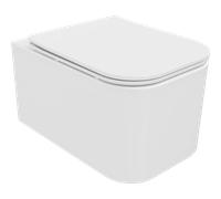 Mexen Elis cuvette WC sans bride avec abattant à descente progressive slim, duroplast, blanc brillant - 30910600 4422 5907709190542