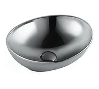 Mexen Elza lavabo à poser 40 x 33 cm, argenté - 21014087 1180 5903163382196