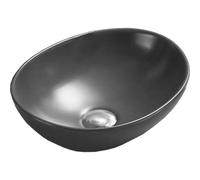 Mexen Elza lavabo à poser 40 x 33 cm, gris mat foncé - 21014071 1160 5903163389720
