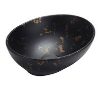 Mexen Elza lavabo à poser 40 x 33 cm, pierre noire - 21014097 21878 5907709157781