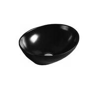 Mexen Elza lavabo sur plan 40 x 33 cm, noir brillant - 21014070 1156 5903163381502