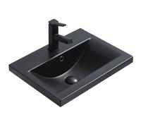 Mexen Emma lavabo encastré dans le plan 51 x 39 cm, noir mat - 25055185 2268 5907709190689