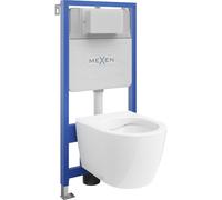 Mexen ensemble encastré WC châssis Fenix Slim avec cuvette WC Carmen, blanc brillant - 6103388XX00 12931 5907709163317