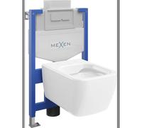 Mexen ensemble encastré WC châssis Fenix XS-U avec cuvette WC Margo, blanc brillant - 6853342XX00 13021 5907709163621