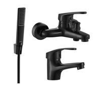 Mexen Erica R72 ensemble de baignoire, noir - 746403R72-70 5470 5907709188068