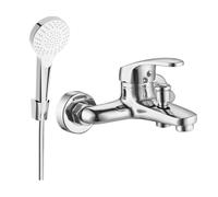 Mexen Erica R72 robinet de baignoire avec ensemble de douche, chromé - 74643R72-00 5473 5907709188099