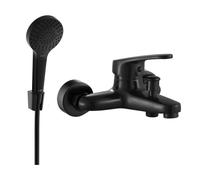 Mexen Erica Robinet de baignoire R05 avec ensemble de douche, noir - 74643R05-70 5472 5907709188082