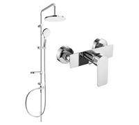 Mexen Erik ensemble de douche en saillie avec pomme de douche et robinet de douche Alexa, chrome - 71240205-00 6049 5907709181335