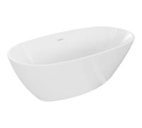 Mexen Eris baignoire indépendante 180 x 80 cm, blanche, trop-plein blanc - 53441808000-20 46481 5905315384423