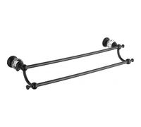 Mexen Estela double porte-serviettes, noir - 7011525-70 311 5907709120020
