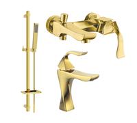 Mexen Estrella DQ02 ensemble de baignoire, doré - 72303DQ02-50 3364 5907709198876