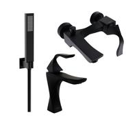 Mexen Estrella R02 ensemble de baignoire, noir - 72303R02-70 3368 5907709198913