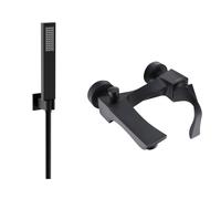 Mexen Estrella R02 robinet de baignoire avec ensemble de douche, noir - 7233R02-70 3377 5907709199002
