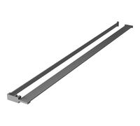 Mexen étagère pour paroi de douche avec barre pour serviette, métal noir - 800-02-95 50006 5905315078506