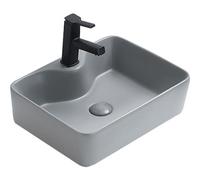 Mexen Eva lavabo sur plan 48 x 37 cm, gris clair mat - 21424961 15922 5907709157217