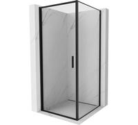 Mexen Exo-B cabine de douche pivotante 80 x 80 cm, transparent, noir - 817-080-080-70-00 54112 5905315405449