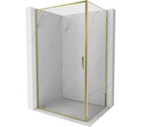 Mexen Exo-BR cabine de douche à charnière 85 x 80 cm, transparent, or - 8181-085-080-50-00 58920 5905315572677