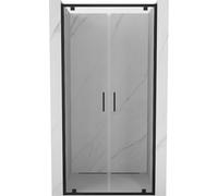 Mexen Exo-BR Duo portes de douche doubles pivotantes 100 cm, transparentes, noires - 8182-100-000-70-00 53713 5905315939609