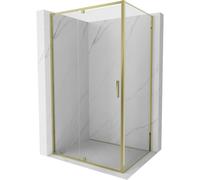 Mexen Exo cabine de douche à charnière 135 x 100 cm, transparent, or - 819-135-100-50-00 58869 5905315574268