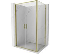 Mexen Exo cabine de douche pivotante 70 x 110 cm, transparent, or - 814-070-110-50-00 91904 5907931002057