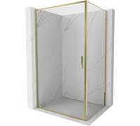 Mexen Exo cabine de douche pivotante 70 x 90 cm, transparent, or - 8181-070-090-50-00 58931 5905315572783