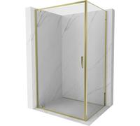 Mexen Exo cabine de douche pivotante 75 x 95 cm, transparent, or - 8181-075-095-50-00 58939 5905315572868