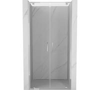 Mexen Exo double porte de douche battante 100 cm, transparent, chrome - 8182-100-000-01-00 53706 5905315939562