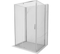 Mexen Exo-R 3S cabine de douche 3-faces à charnière 90 x 95 cm, transparent, chromé - 819-090-095-01-00-3S 97163 5905315142313