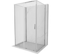 Mexen Exo-S 3S cabine de douche à 3 murs coulissante 115 x 80 cm, transparent, chromé - 8151-115-080-01-00-3S 97945 5905315145062