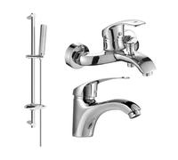 Mexen Fabia Ensemble de bain DB72, chrome - 746503DB72-00 5481 5907709184787
