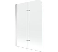 Mexen Felix pare-baignoire à 2 volets 100 x 140 cm, transparent, chrome - 890-100-002-01-00 2371 5903163385531