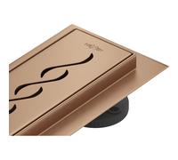 Mexen Flat 360° M18 canalisation linéaire rotative 100 cm, cuivre brossé - 1C23100-40 84178 5905315729965