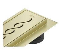 Mexen Flat 360° M18 canalisation linéaire rotative 50 cm, or brossé - 1A23050-40 84036 5905315729132