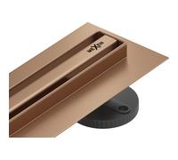 Mexen Flat 360° Slim déversoir linéaire pivotant 160 cm, cuivre brossé - 1C41160 83415 5905315989246