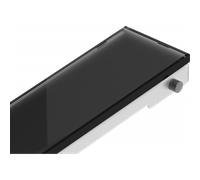 Mexen Flat MGB cache pour drain linéaire 100 cm, verre noir - 1026100 729 5903163380871