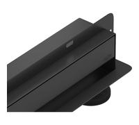 Mexen Flat Wall siphon mural linéaire 2 en 1 120 cm, noir - 1730120 1003 5907709119581