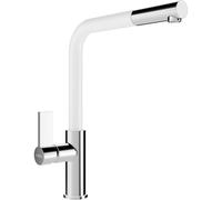 Mexen Flora robinet de cuisine, chrome/blanc - 670401-02 2375 5907709192805