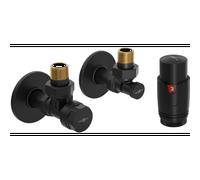 Mexen G00 ensemble thermostatique angulaire avec cache R, noir - W901-900-904-70 32482 5905315236913