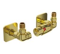 Mexen G00 ensemble thermostatique axial avec cache S, doré - W903-900-909-50 32663 5905315237248