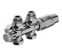 Mexen G00 ensemble thermostatique coudé/droit, Duplex, DN50, chrome - W908-900-01 32438 5905315236821