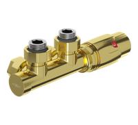Mexen G00 ensemble thermostatique coudé, Duplex, DN50, doré - W907-900-50 32422 5905315236791