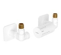 Mexen G05 ensemble thermostatique axial avec cache S, blanc - W903-958-909-20 32956 5905315237934