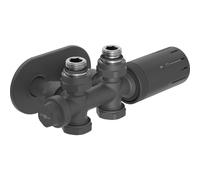 Mexen G05 ensemble thermostatique coudé/rectiligne avec cache R, Duplex, DN50, anthracite - W908-958-905-66 32913 5905315237804