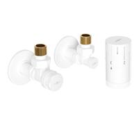 Mexen G05 ensemble thermostatique d'angle avec cache R, blanc - W901-958-904-20 32843 5905315237583