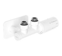 Mexen G05 ensemble thermostatique d'angle avec cache S, Duplex, DN50, blanc - W907-958-910-20 32968 5905315237989