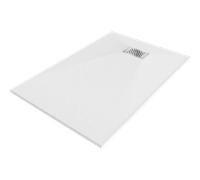 Mexen Hugo receveur rectangulaire SMC 130 x 80 cm, blanc, cache inox - 42108013-X 25031 5905315224170